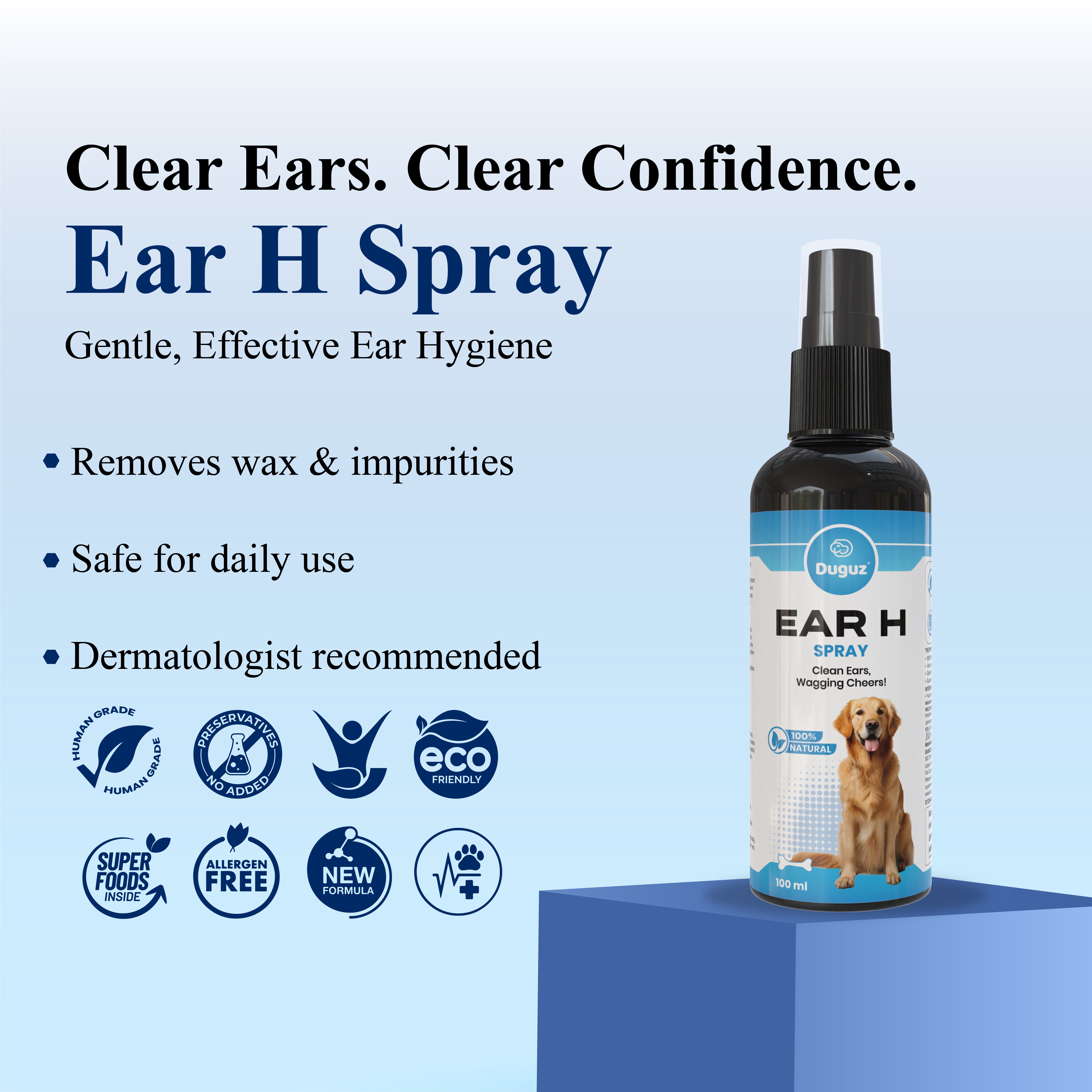 EAR H SPRAY – 100ml